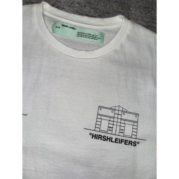 Off-White Hirshleifers Bedroom Capsule 2018 White Short Sleeve T-Shirt Medium M - Picture 4 of 16